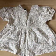 Aosta 花柄 パフスリーブ ブラウス Lのサムネイル