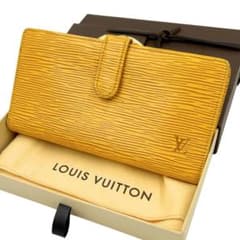 LOUIS VUITTON ヴィトン エピ がま口長財布 イエロー - メルカリ