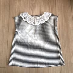 レース衿　Tシャツ　140のサムネイル