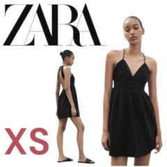 ZARA ザラ レーストリム ミニワンピースのサムネイル