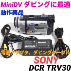 [動作品] SONY DCR-TRV20 ビデオカメラ MiniDV ダビング ソニー DCR-TRV20 【動作良好】MiniDVビデオカメラ ダビングに最適