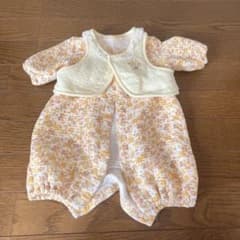 西松屋 ロンパース ベスト セット 50-60 新生児 赤ちゃん ベビー服のサムネイル
