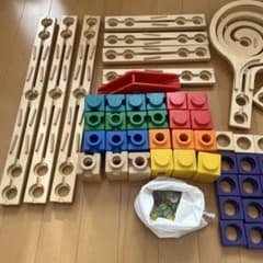 クアドリラ ツイスト&レールセット Quadrilla ブロック玩具 木製のサムネイル