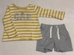 babyGAP ベビー服 トップス ショートパンツ 2点セットのサムネイル