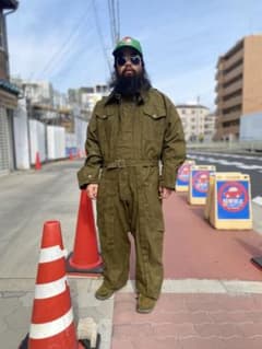 ネ*ア様 【極美品！】旧ソ連軍　タンカースーツ　空挺降下服　ツナギ　表記 50- 貴重 極上 50s ベルギー軍 実物 タンカーススーツ ミリタリー ツナギ