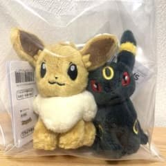 ポケモンセンター】カラビナ付きマスコット イーブイ ブラッキー【未