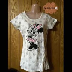 ミニー♡Tシャツ 白 ドットのサムネイル