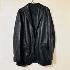 MEN'S BIGI RadmesS レザージャケット 黒 牛革 メンズビギ - メルカリ