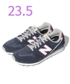 【ニューバランス】WL996WA スニーカー ネイビー ピンク 23.5のサムネイル
