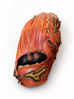 ミズノプロ 硬式 内野手用 グローブ 即戦力 ポケット深め 良型 赤