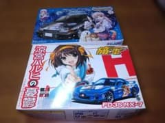 痛車プラモ　アオシマ　RX-7　フジミ　ランサーエボリューションⅢ　デカール無しのサムネイル