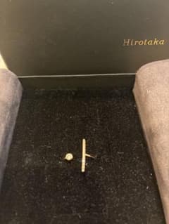 Hirotaka ダイヤモンド リング K10 バー 9号 - メルカリ