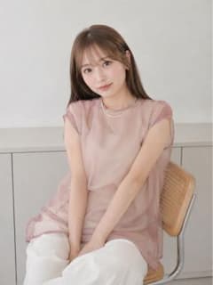 Bab バブ　レイヤーシアートップス ピンク 新品タグ付きのサムネイル