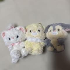 ディズニー ぬいぐるみ 3点セット マリー とんすけのサムネイル