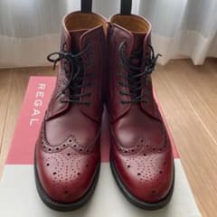 REGAL リーガル　ブーツ　メンズ　レッドのサムネイル