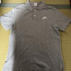 Nike ポロシャツ グレー S - メルカリ