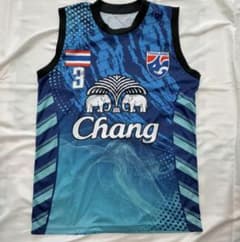 【現地購入】サッカー・タイ国家代表 タンクトップ型ユニフォームのサムネイル