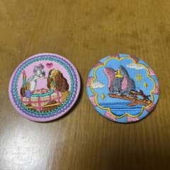 ディズニー刺繍缶バッジ わんわん物語・ダンボ2つセットのサムネイル