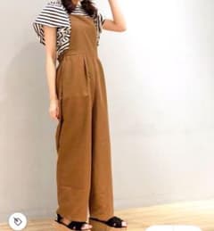 サロペット ワイドパンツ オールインワンのサムネイル