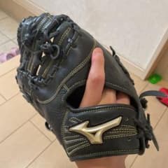 (グローブ保型ベルト付き)ミズノグローバルエリート　左投げファーストミットのサムネイル