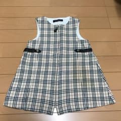 【訳あり】バーバリー　ワンピース　ジャンパースカート　90cmのサムネイル