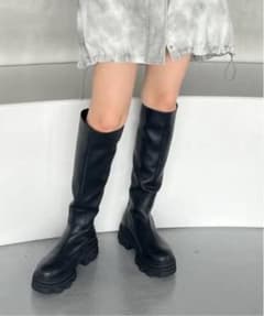 JEANASIS ラグソールバッグジップロングブーツのサムネイル