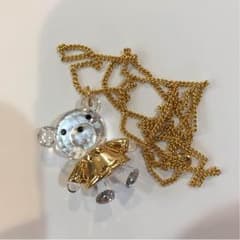 スワロフスキー くまちゃんネックレスのサムネイル