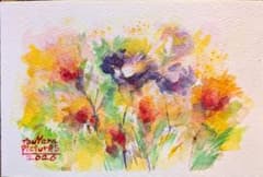 【真作1点物】「花の調べ」■東京藝大卒画家■松崎祐哉■お宝になるかも!?のサムネイル