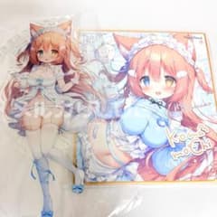 希少　桃豆こまもち　非売品　こまこ　アクスタ　アクリルスタンド　色紙 希少 桃豆こまもち 非売品 こまこ アクスタ アクリルスタンド 色紙