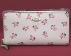 【極美品】コーチ COACH  長財布 レザー 花柄のサムネイル