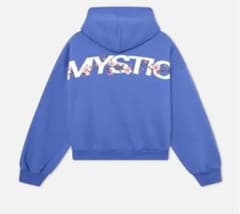 MYSTIC ブルー フード付きパーカー MYSTIC ブルー フード付きパーカー - メルカリ