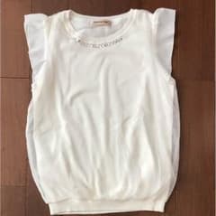 アプワイザーリッシェ★シフォンノースリーブニットのサムネイル