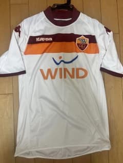 サッカーユニフォーム　AS Roma Kappa シャツ ホワイトのサムネイル