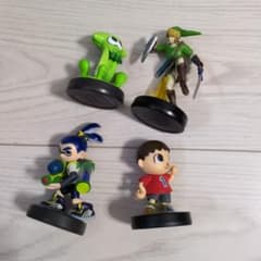 バラ売り可 amiibo 4体 スプラトゥーン ゼルダの伝説 どうぶつの森