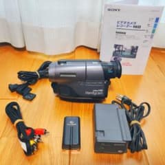 【動作確認済】8ミリ Hi8 SONY 高画質 ビデオカメラ ACアダプタセット 動作確認済】 SONY Hi8 高画質 ビデオカメラ ACアダプター セット