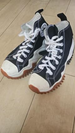 韓国Converse All Star 厚底ハイカットスニーカー ブラックのサムネイル