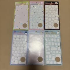 ボンボンドロップシール台紙　和柄　ちいかわ　たまごっち　お文具のサムネイル