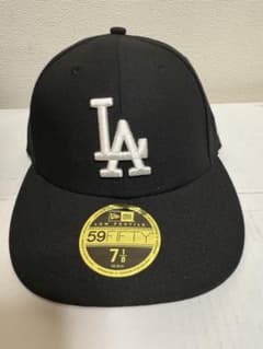 New Era 59FIFTY LA ブラックキャップ 7 1/8のサムネイル