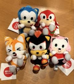 ラウンドワン限定 ソニック ぴょこぴょこぬいぐるみ コンプリート