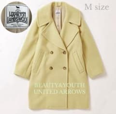 BEAUTY&YOUTH ハミルトンウールブレンド P コートダブルブレスト