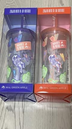 Mrs. GREEN APPLE ゼンジン クリアタンブラー 未使用2個セット - メルカリ
