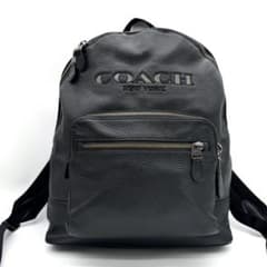 極美品✨コーチ リュック ロゴ型押し A4収納 2室 ブラック 革 - メルカリ