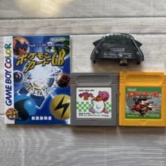 ゲームボーイソフト、GBAアダプタ、ポケモンGB説明書のサムネイル