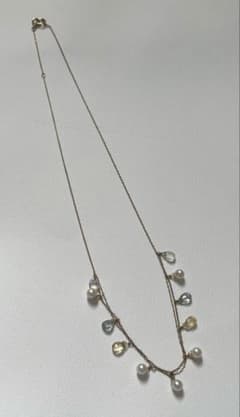 KAORU カオル レディース ネックレス パール アクアマリン 10k - メルカリ