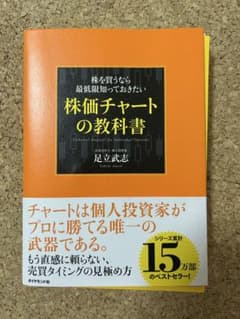 【裁断済み】株価チャートの教科書 足立武志著のサムネイル