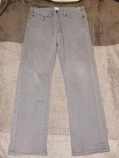 DOCKERS ストレートデニム W34 L30 革パッチ ボタン刻印