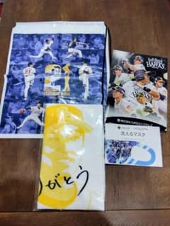 和田毅選手引退記念グッズセット(非売品タオル．ファイル．引退記念ショッパー袋他)のサムネイル