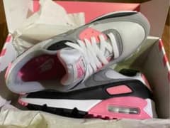 【値下げ】NIKE AIRMAX90 グレー×ピンク（ユニセックス）のサムネイル
