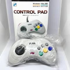 新品】USB 復刻版 セガサターン コントロールパッド 白 - メルカリ