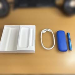 IQOS 本体 ブルー 電子タバコ　パッケージ　付属ケーブルありのサムネイル